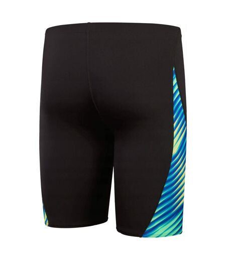 Jammer De Natation Allover Digital Homme Bleu Vert Speedo