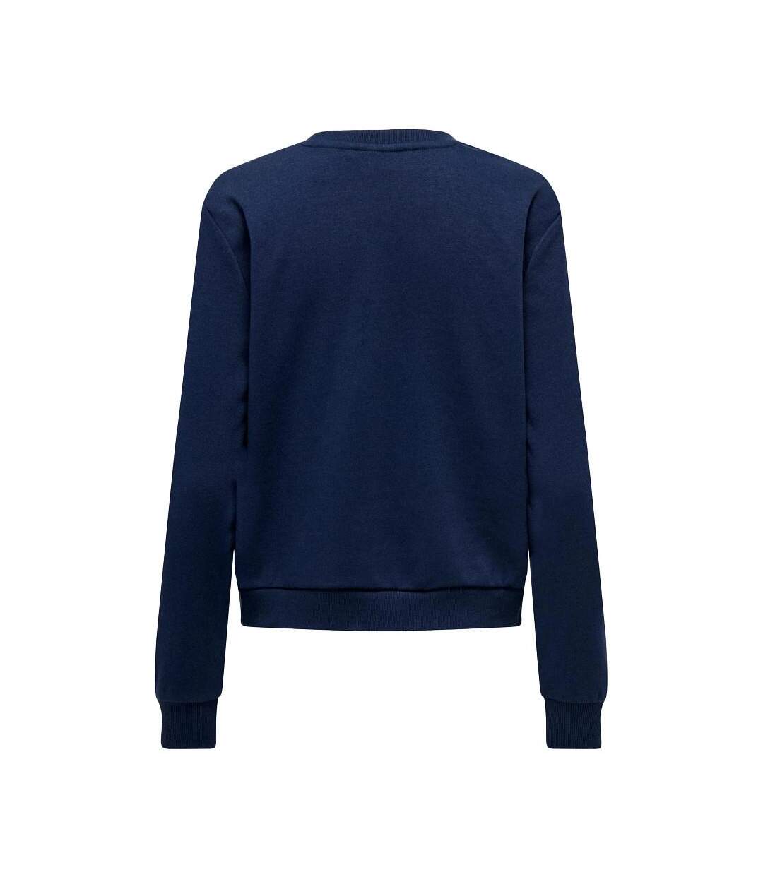Sweat de noel marine femme only onlyda christmas - m-2