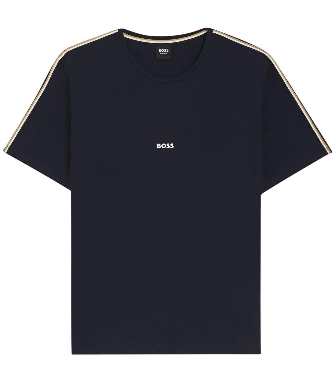 T-shirt Unique Homme Bleu Foncé Boss-1