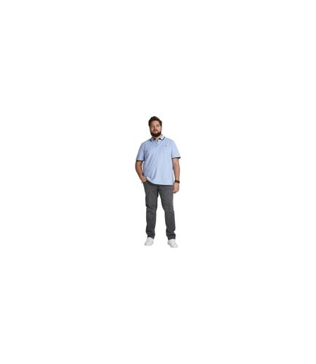 Mens Paulos Pique Plus Polo Shirt Bright Cobalt Jack And Jones