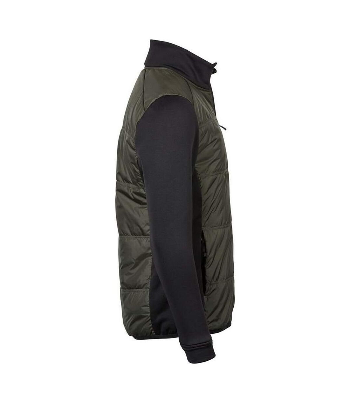Tee Jays Mens Hybrid Stretch Jacket (Deep Green/Black)