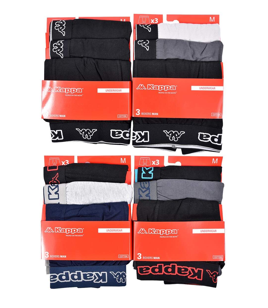 Boxer homme KAPPA Pack de 12 Boxers 3438