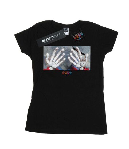 Disney - T-shirt COCO MIGUEL SKELETON HANDS - Femme (Noir) - UTBI14355