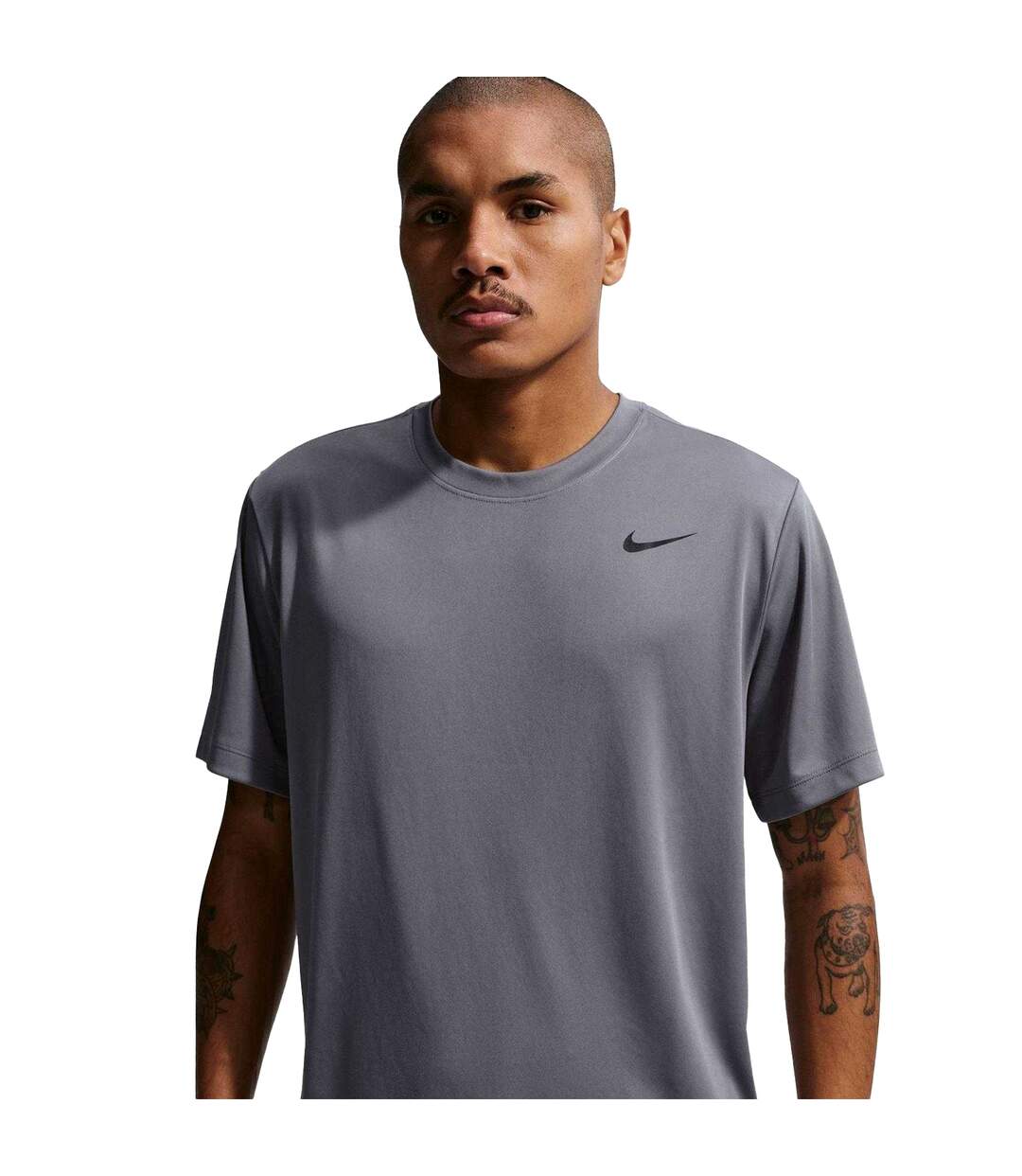 Mens Swoosh Flex Performance T-shirt Grey Nike-3