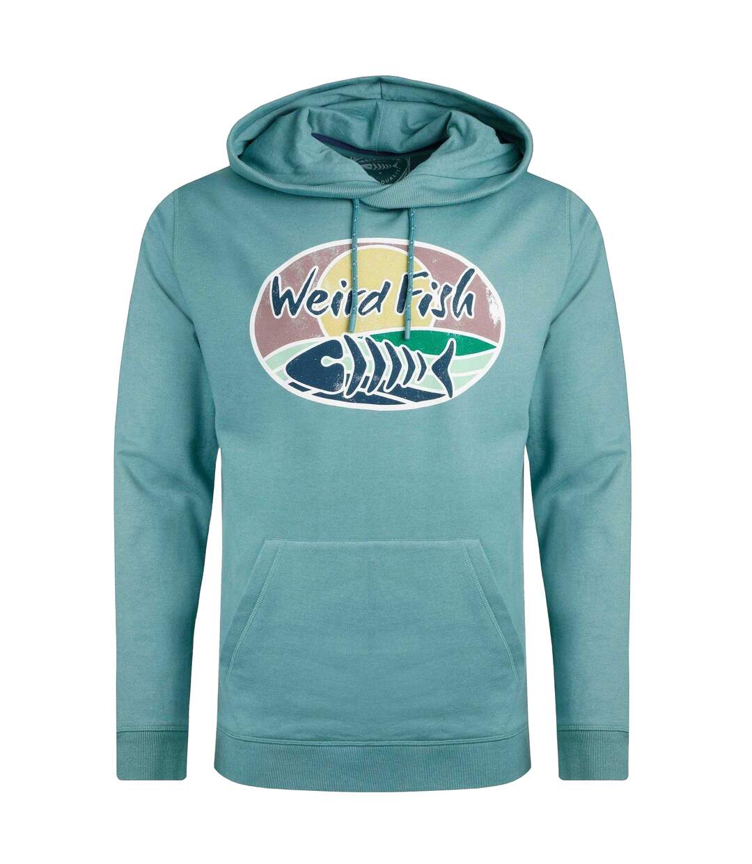 Sweat À Capuche Bryant Homme Bleu Pâle Weird Fish-1
