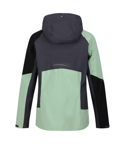 Veste imperméable carletta femme menthe douce / gris phoque Regatta