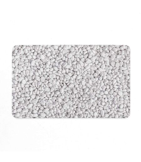 Tapis de Bain Imprimé Leandra 50x80cm Gris