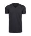 T-shirt Adulte Bleu Marine Build Your Brand-1