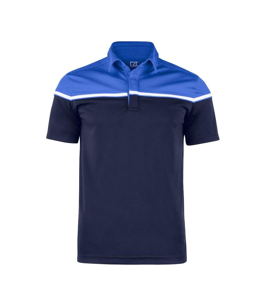 Polo Seaback Homme Bleu Marine Foncé Bleu Roi Cutter & Buck-1