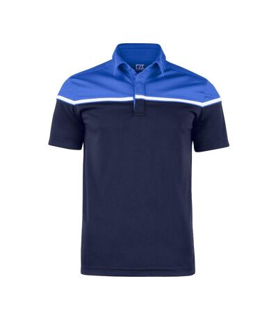 Polo Seaback Homme Bleu Marine Foncé Bleu Roi Cutter & Buck