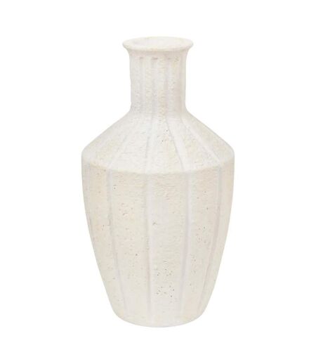 Vase Antique en Magnésie Nolwi 48cm Blanc