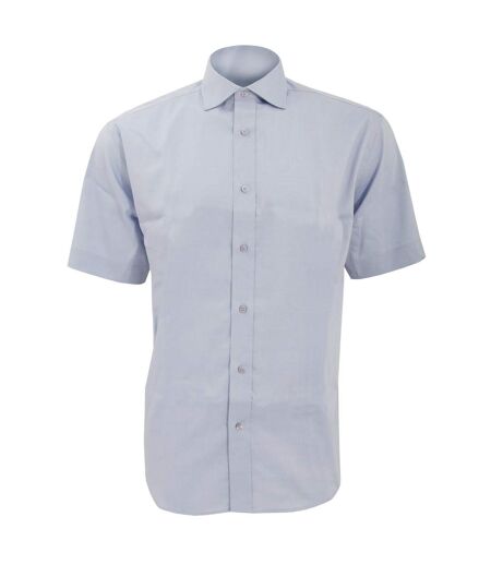 Chemise À Manches Courtes Homme Bleu Clair Kustom Kit