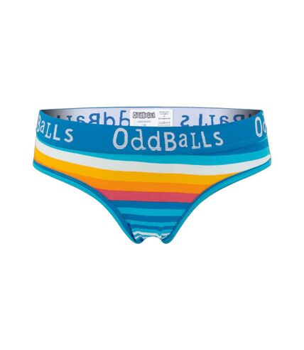 Womens/ladies horizon briefs blue OddBalls