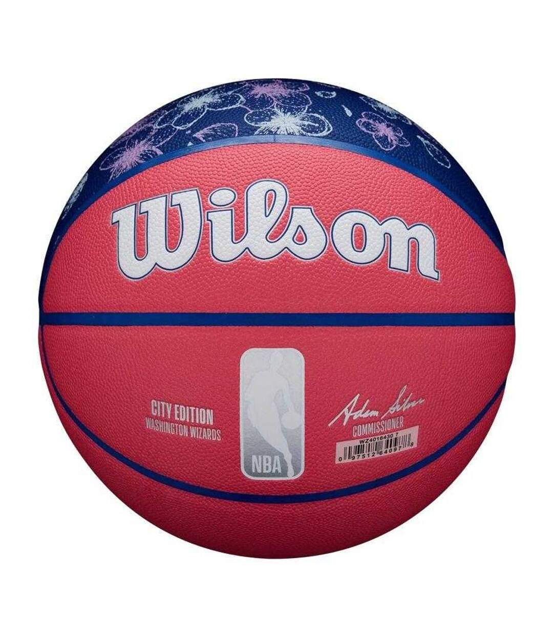 Ballon De Basket Motif/style Nba Washington Wizards Taille 7 Rose Wilson-1