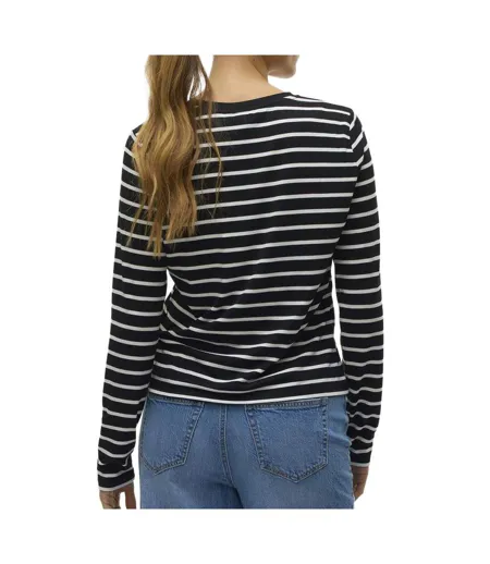 Haut noir vero moda snclara heart t [6a2fb29c18ef6]