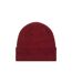 Mens logo beanie burgundy Lyle & Scott