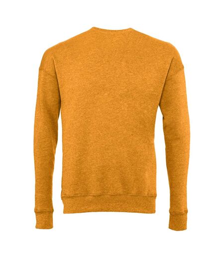 Sweatshirt Unisexe Jaune Foncé Chiné Bella + Canvas