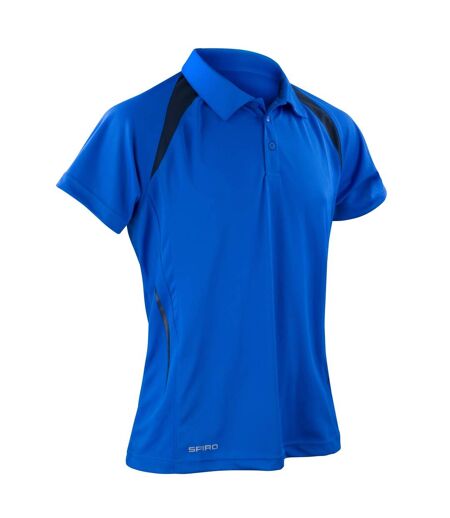 Spiro Mens Team Spirit Polo Shirt (Royal Blue/Navy) - UTBC5327