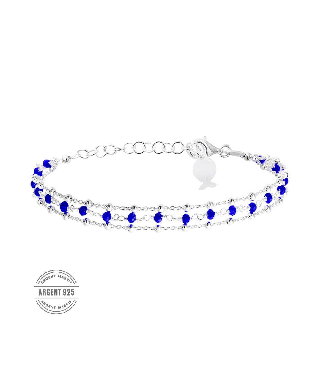 Bracelet Multi Chaînes Marine Clio Blue Noemie - Taille unique