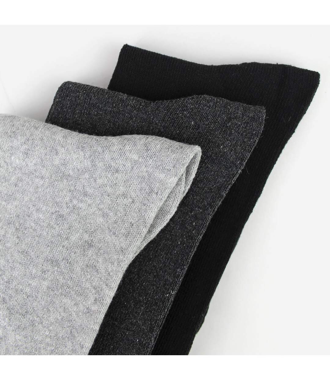 7 Pack Mens Classic Suit Socks - Soft Breathable Plain Dress Socks-4