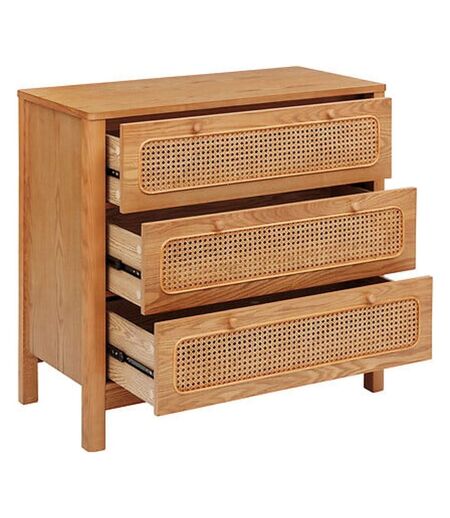 Commode 3 tiroirs TIRIA - Marron