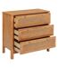 Commode 3 tiroirs TIRIA - Marron-3