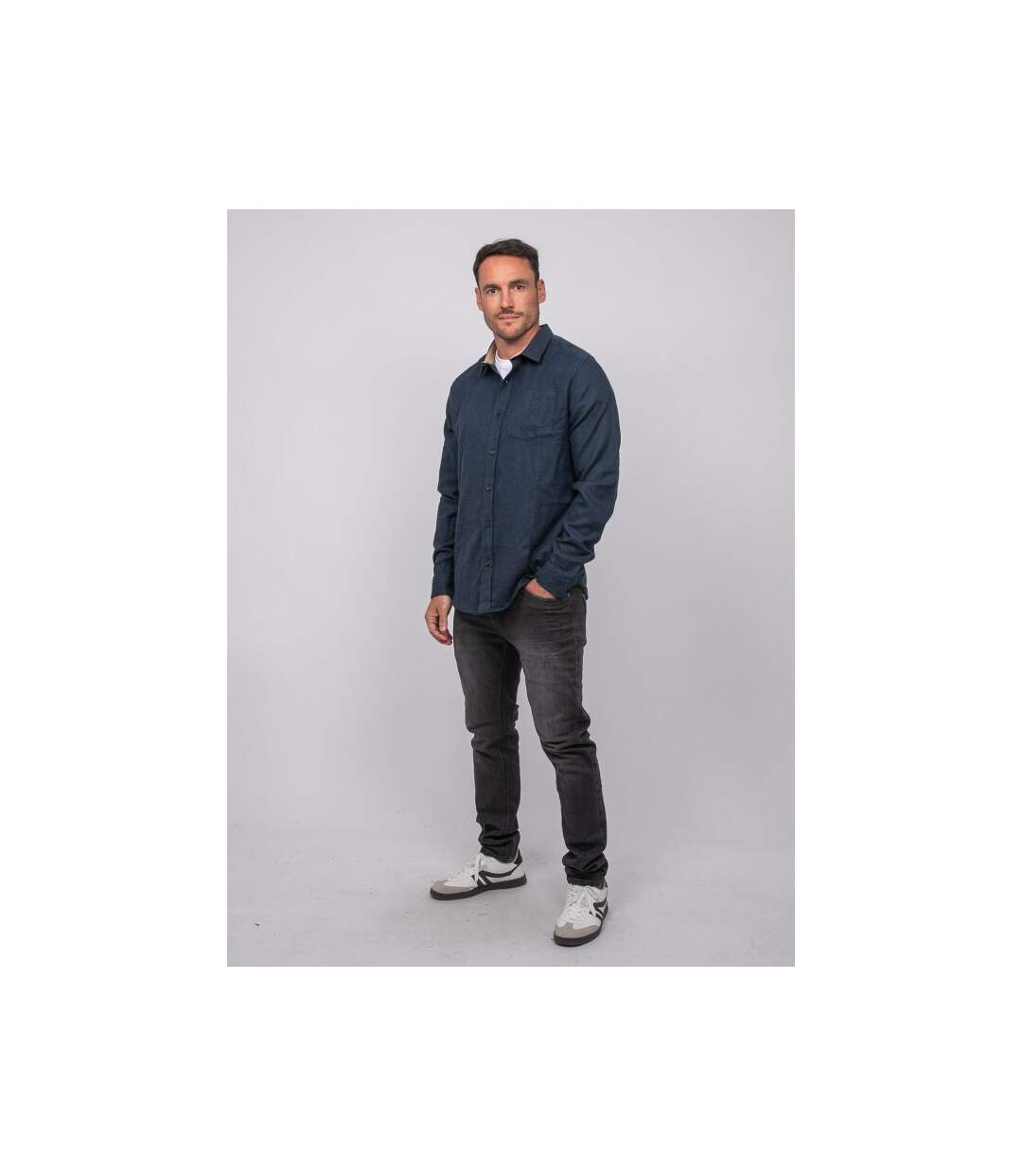 Chemise manches longues coton TIWATCH-4