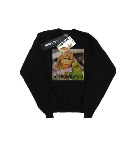 Disney Sweatshirt The Muppets Throwback Photo Womens/Ladies (Noir) - UTBI31269
