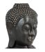 Statue Bouddha Tête Souriante 113cm Noir-3