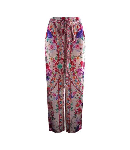 Womens/ladies Rosetto Gardenia Slouch Trousers Multicoloured Inoa