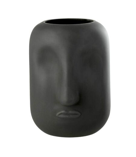 Vase Design Visage Noé 25cm Noir