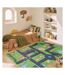 Tapis intérieur à poils courts Happy 738 vert 160 x 230 cm