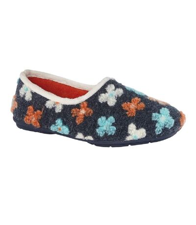 Sleepers Womens/Ladies Gracie Floral Memory Foam Slippers (Multicolured) - UTDF1947