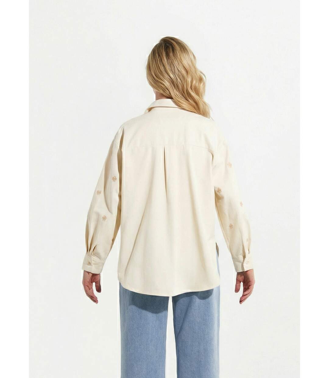 Surchemise en coton avec broderies-2