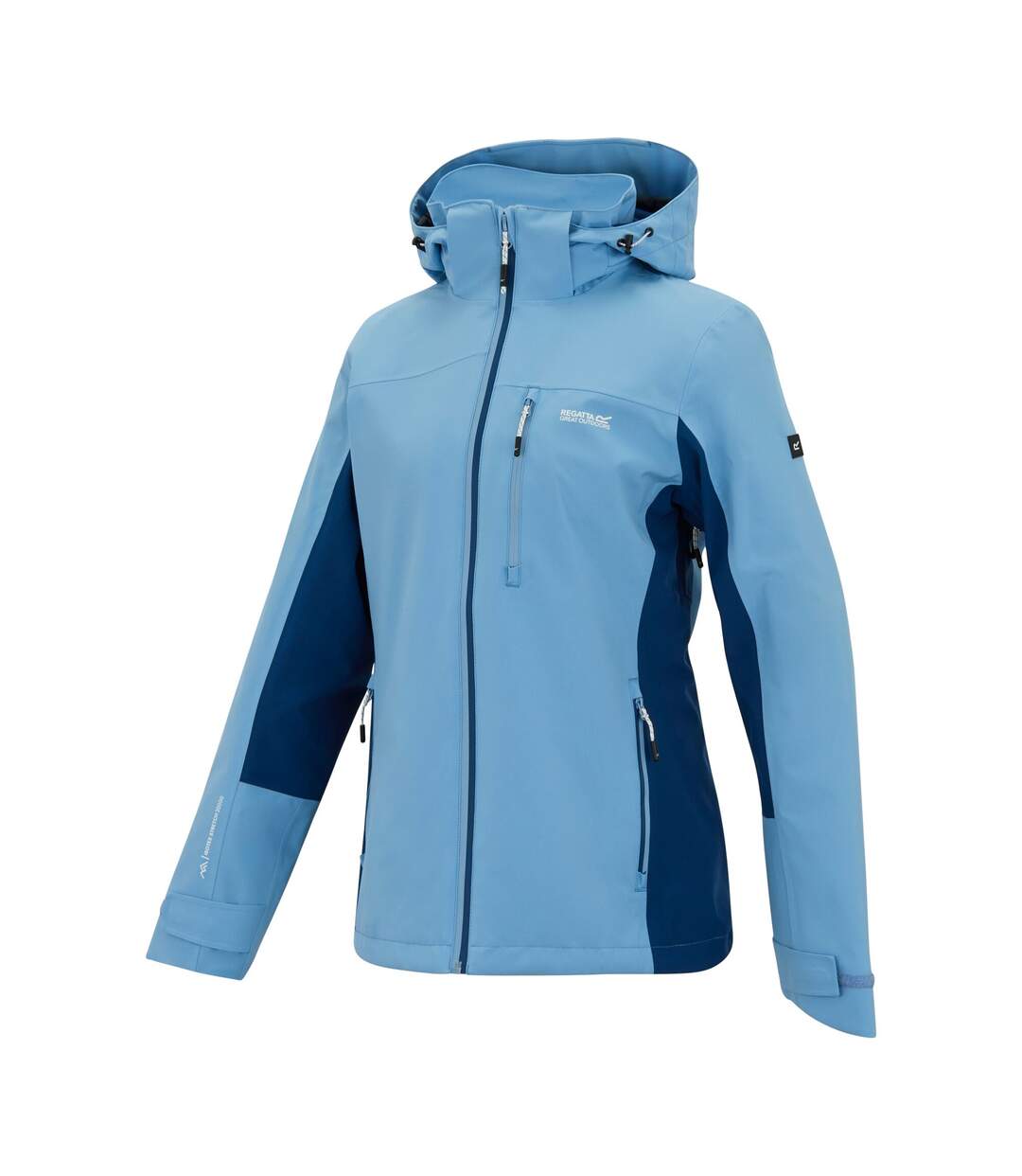 Veste Imperméable Bosfield Femme Denim Délavé Bleu Aviateur Regatta-4