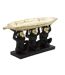 Vide-Poche Statuette 3 Singes 43cm Noir & Or-1