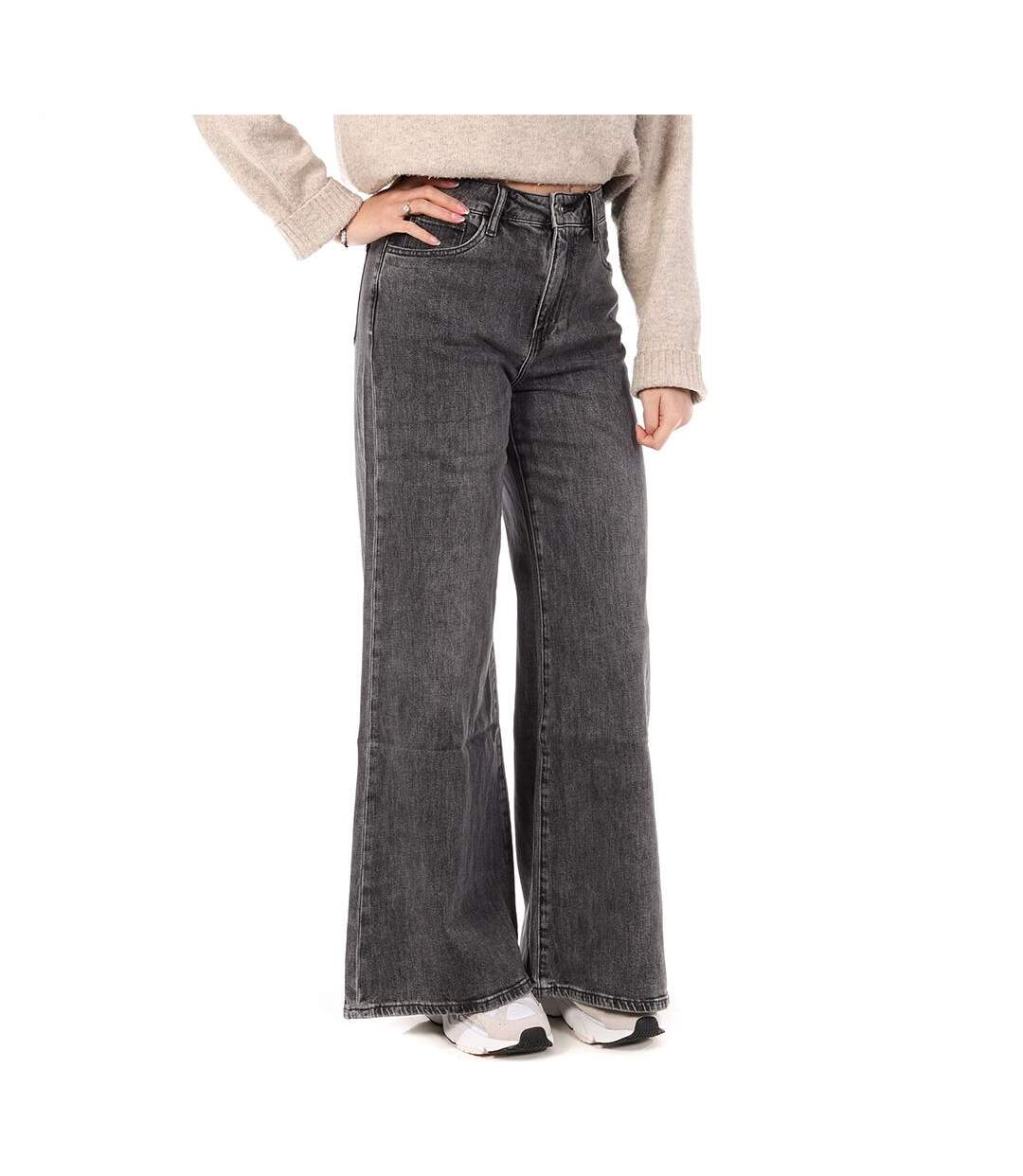 Jean baggy large gris femme oraije palazzo pietro-1