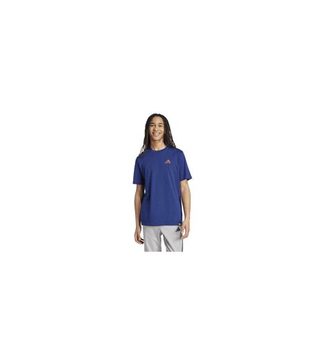 Mens Doodle Hiking T-shirt Dark Blue Adidas