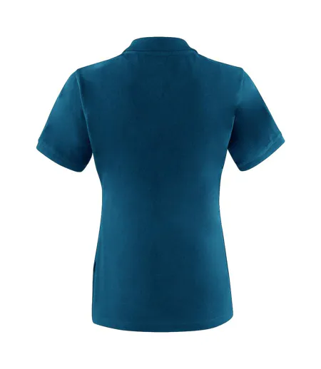 Womens/ladies Neptune Polo Shirt Blue Heaven James Harvest