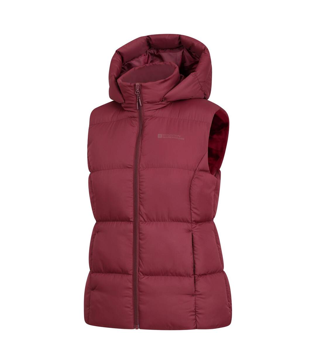 Womens/ladies astral ii padded gilet red Mountain Warehouse-4