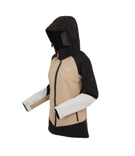 Veste Softshell Desoto Femme Rouge Foncé Rouge Clair Regatta