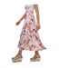 Womens/ladies Erikes Skirt White Multicoloured Boss-4