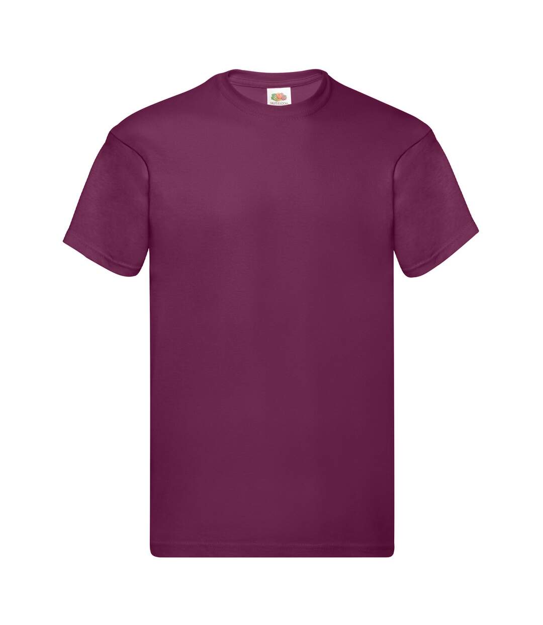 T-shirt original homme aubergine Fruit of the Loom-1