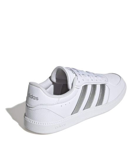 Baskets Breaknet Femme Blanc Argenté Adidas
