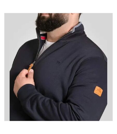 Sweat Motif/style Logo Brodé D555 Russel Homme Bleu Marine Duke