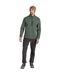 Mens torney ii marl half zip fleece top laurel green Craghoppers-3