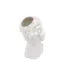 Vase Déco en Porcelaine Young Lady 24cm Blanc-3