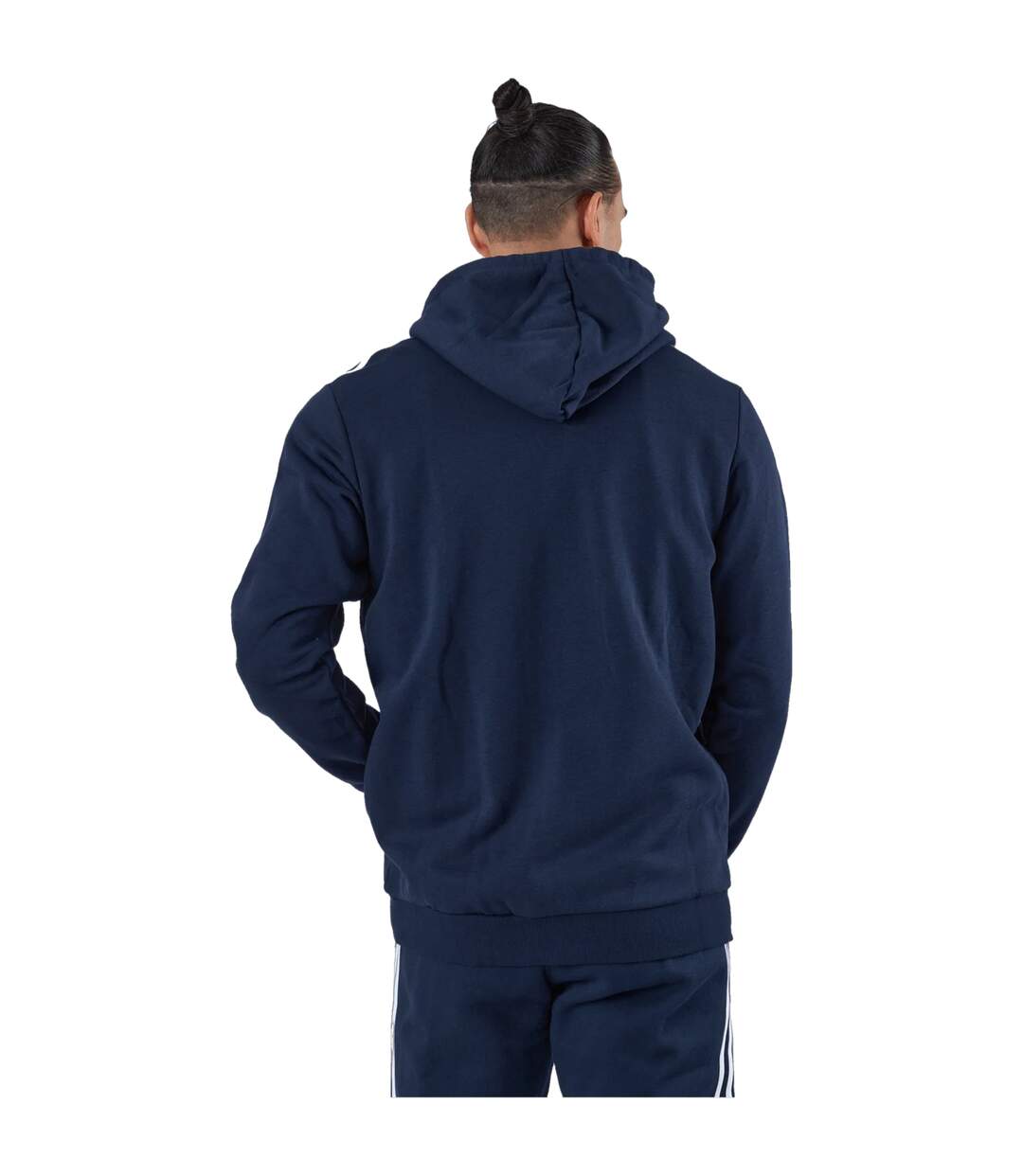 Veste À Capuche Essentials Homme Violet Sombre Adidas-3
