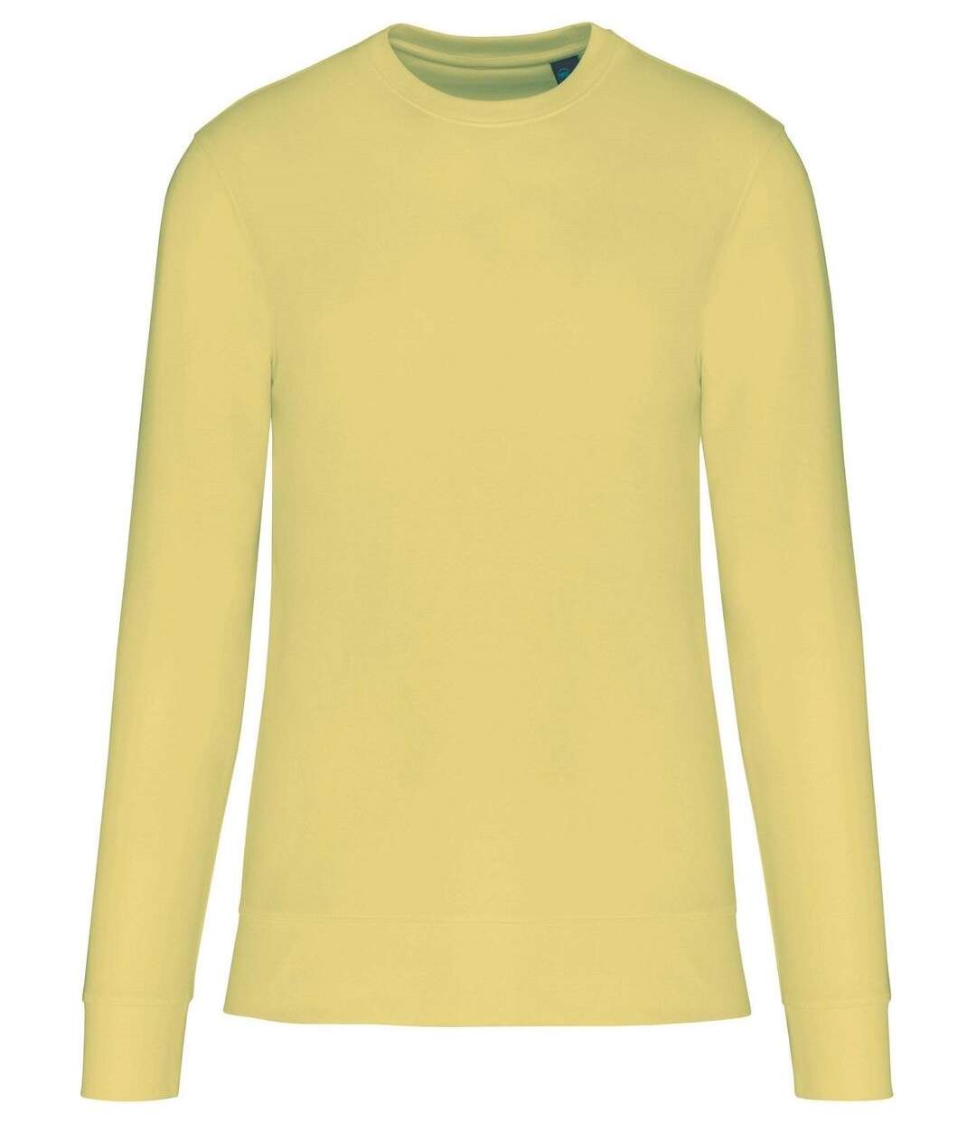 Sweat col rond écoresponsable - Mixte - K4025 - jaune citron