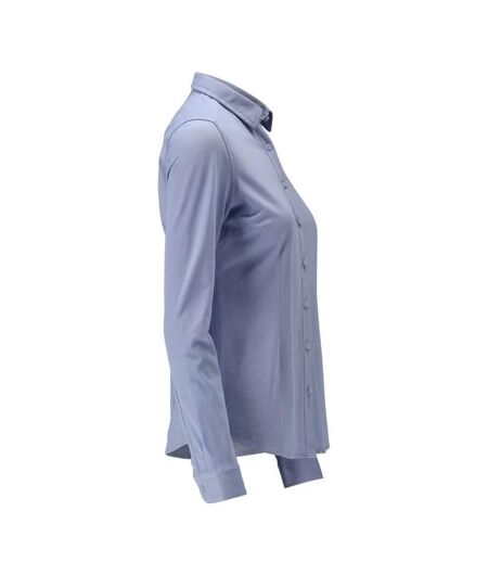 Womens/ladies Frontline Shirt Light Blue Mascot
